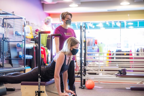 Masked Stability Chair Pilates